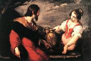 STROZZI, Bernardo Christ and the Samaritan Woman xdg oil painting picture wholesale